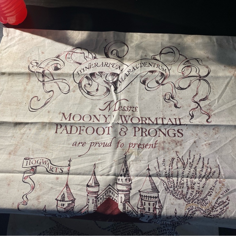 harry potter tea towel